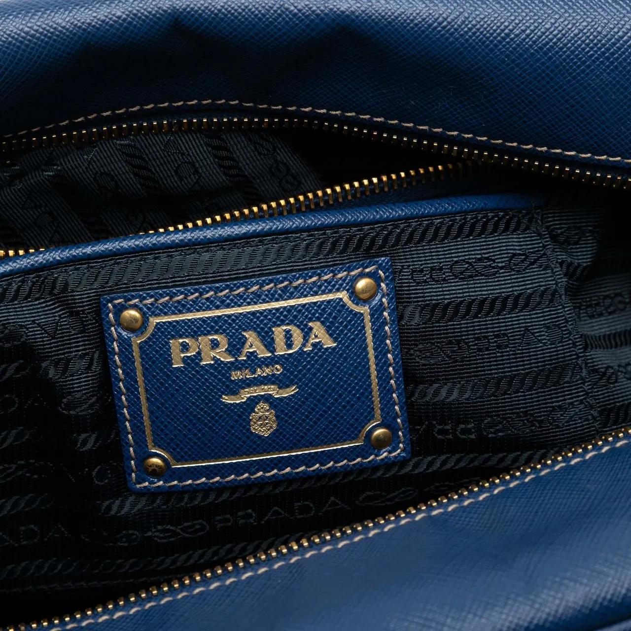 Thumbnail - Prada Crossbody Bags - Saffiano Lux Handbag - Gr. unisize - in Blau - für Damen