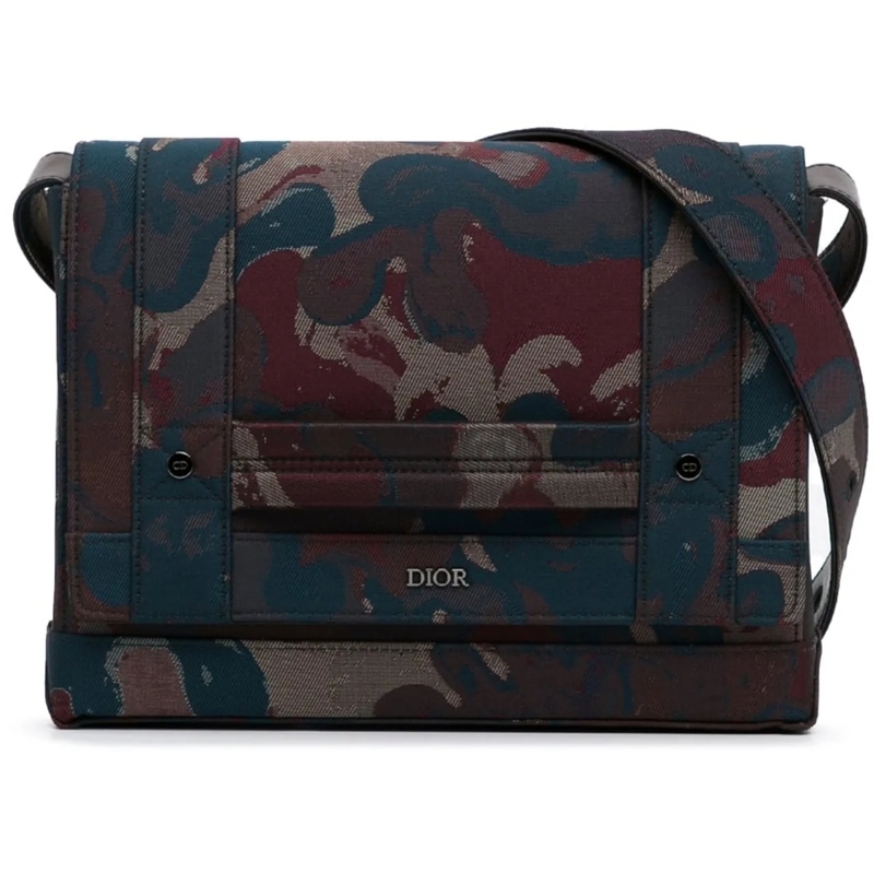 Christian Dior Schultertasche x Peter Doig Messenger Bag braun