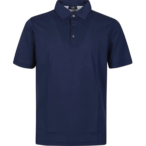 Barba Napoli Polo shirt Short Sleeve Polo Shirt Blue blau