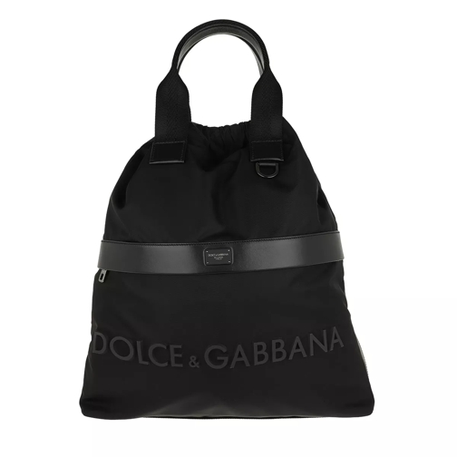 Dolce&Gabbana Logo Backpack Black Rugzak