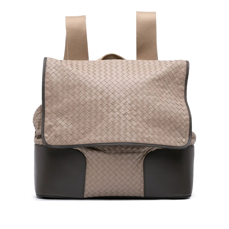 Bottega Veneta Rucksack Nappa Intrecciato Backpack braun
