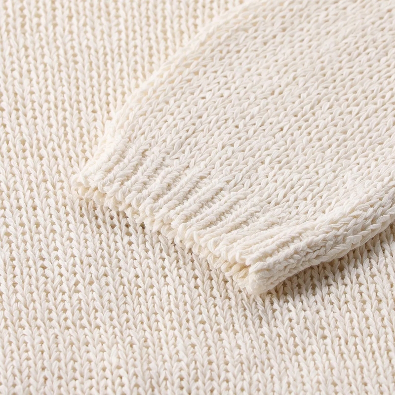 Roberto Collina T-shirt Strickpullover aus Baumwollmix weiß(Image 3)