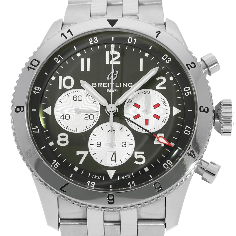 Breitling Automatikuhr Aviator Grün