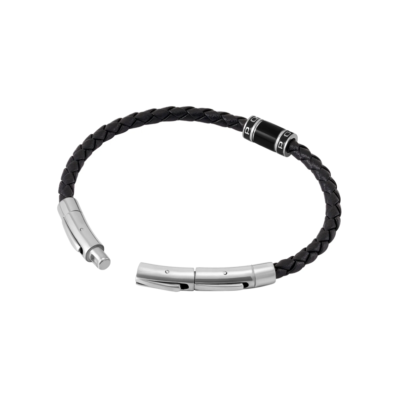 Police Armband Armband Carbon- Herrenarmband- Farbe: schwarz- schwarz(Image 3)