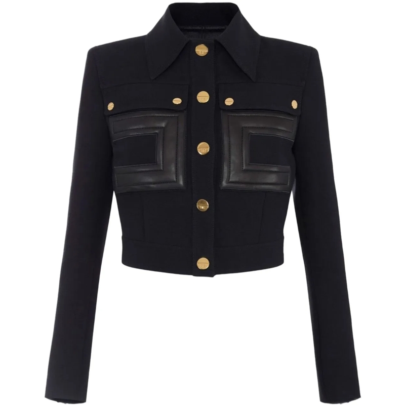 Elisabetta Franchi Übergangsjacke Jackets Black schwarz