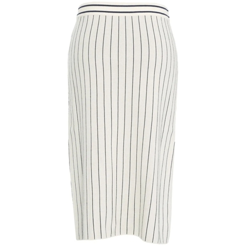 Baum Und Pferdgarten Jupes midi Striped knit skirt 'Celie' beige (Image 2)