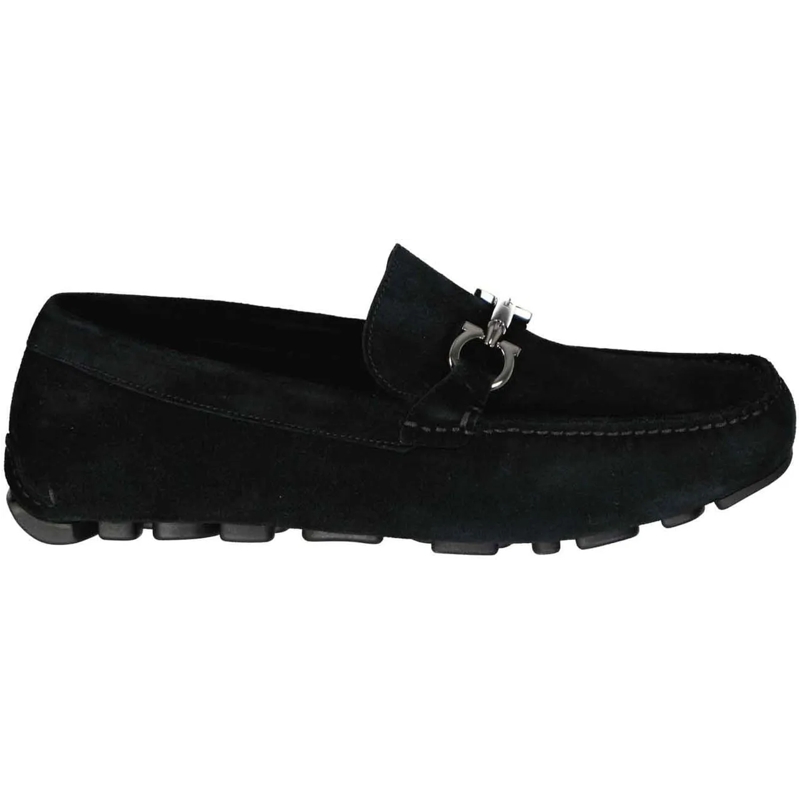 Salvatore Ferragamo T-shirt Salvatore Ferragamo SALAMANCA Suede Loafers schwarz