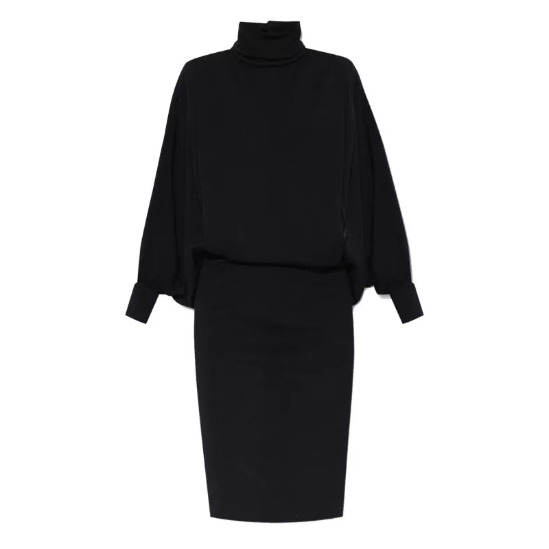 Saint Laurent  Wool Dress Black