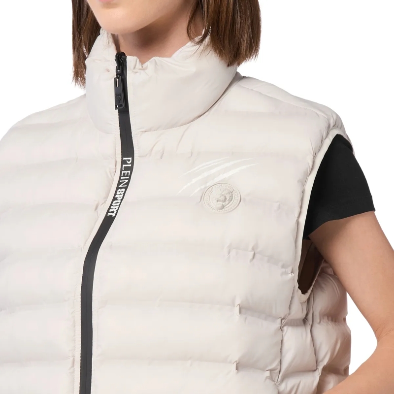 Plein Sport Weste Kurze Weste weiss(Image 5)