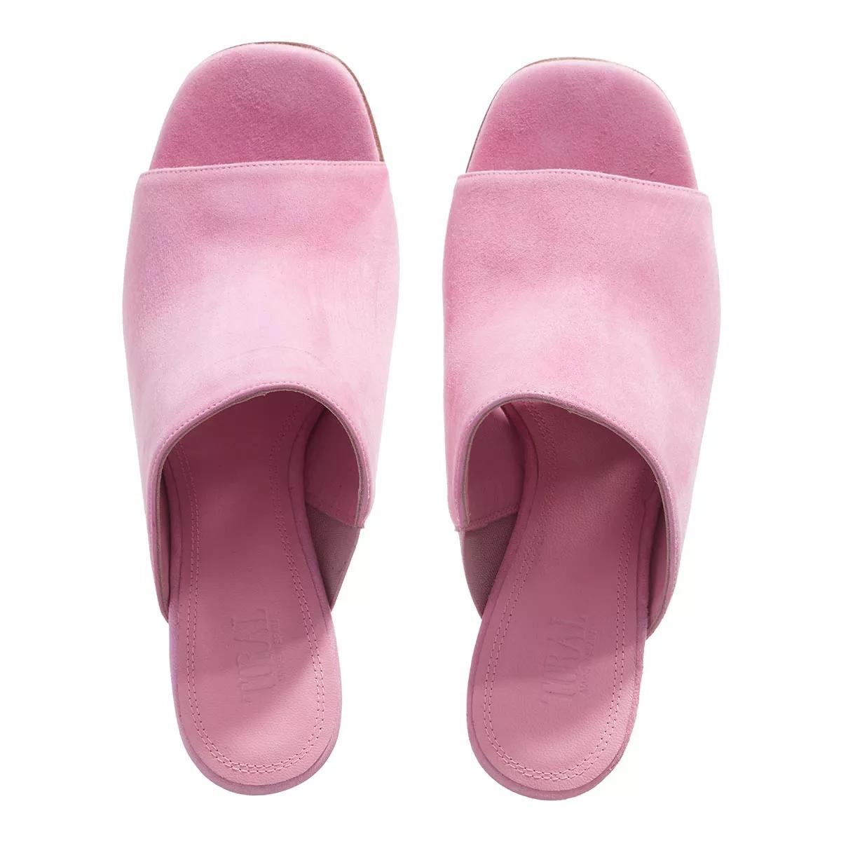 toral sandales, amali suede sandals en rose - pour dames