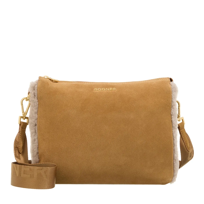 Bogner Crossbody Bag Banff Frisé Gulia Shoulderbag Mhz Lightbrown