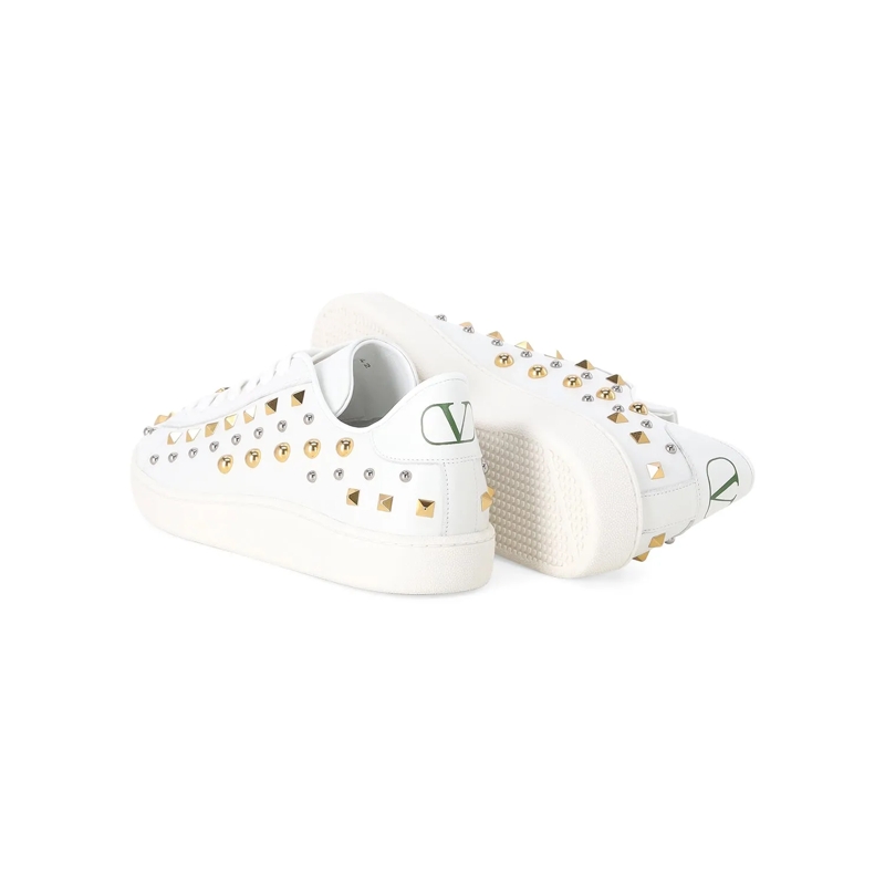 Valentino Garavani Schnürschuhe Sneaker mit Nieten weiß(Image 3)
