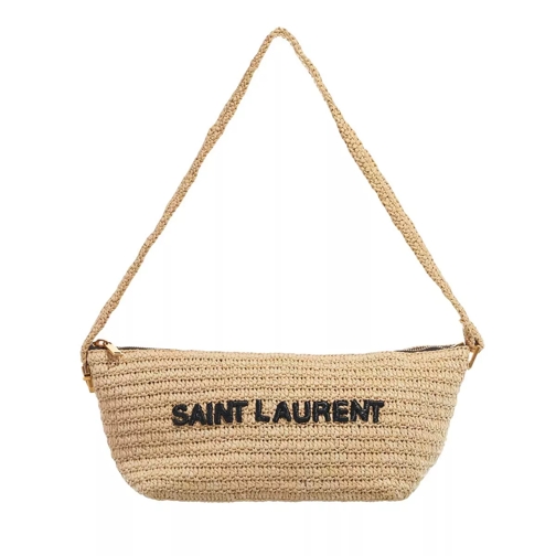 Saint Laurent Le Rafia Crossbody Bag Beige Mini Tas