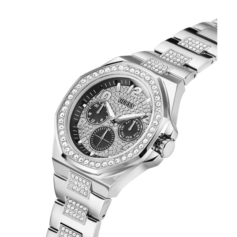 Guess Quarzuhr Quarz-Analoguhr Empire silber(Image 4)