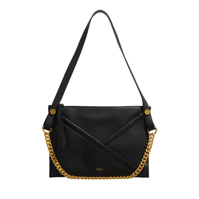 Mulberry Schultertasche Medium Zipped Bag Black