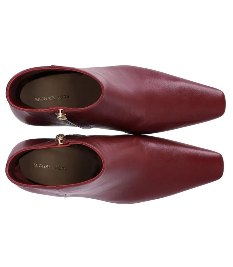 Thumbnail - Michael Kors Stiefel - Elisa Mulberry Heeled Ankle Boot - Gr. 39 (EU) - in Rot - für Damen