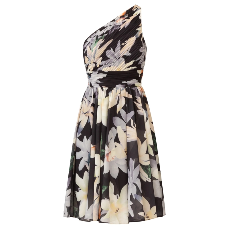 Kraimod Midikleid Cocktailkleid schwarz