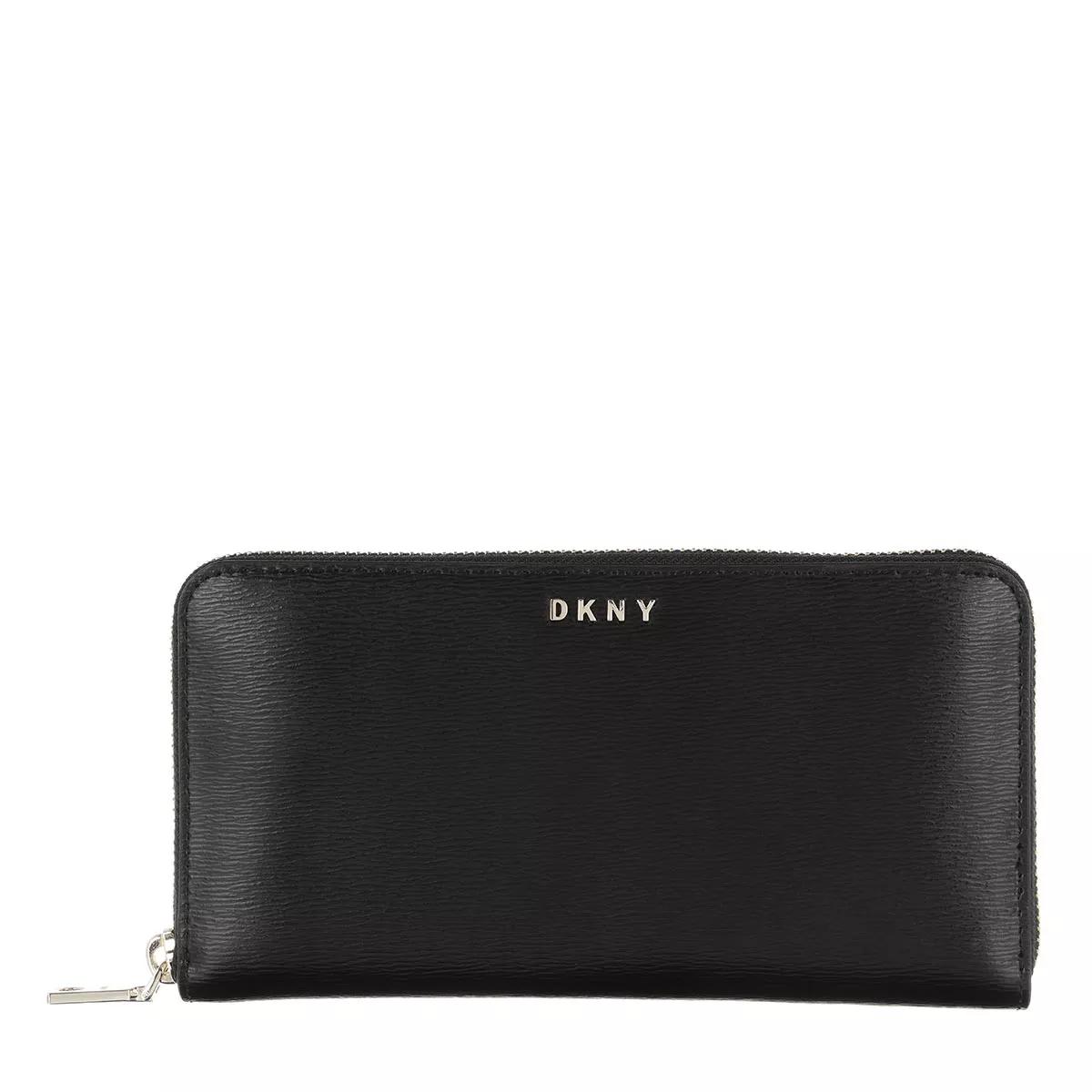 Dkny Bryant Park Saffiano Large Carryall Wallet In Dk Charcoal