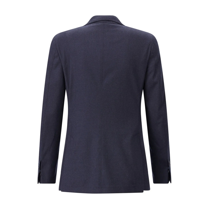 Marco Pescarolo Colbert Sakko Ares aus Kaschmir-Mix blau(Image 2)
