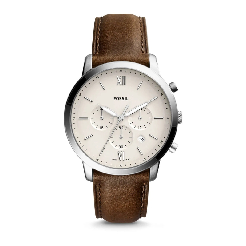 Fossil Chronograph Watch Neutra Chrono FS5380 Silver