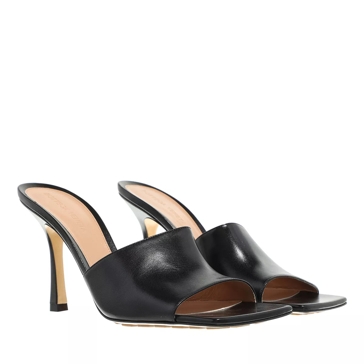 Bottega Veneta Leather Mules Black Mule