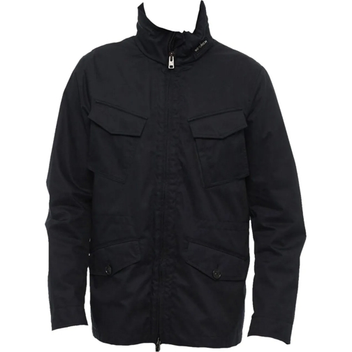 Woolrich Daunenjacken Cotton Utility Field Jacket blau