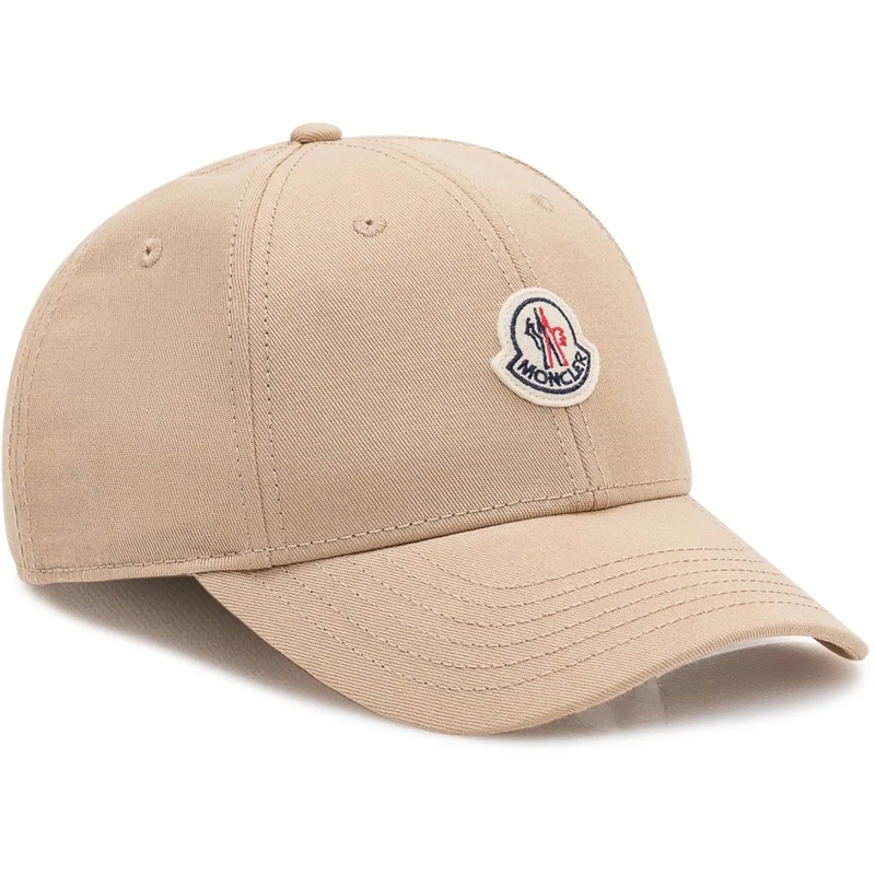 Moncler Mütze Cappellino da Baseball con Logo beige(Image 2)