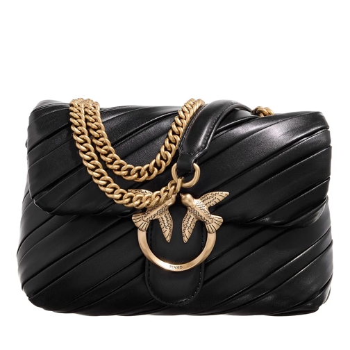 PINKO Love Puff Mini Cl Black Crossbody Bag