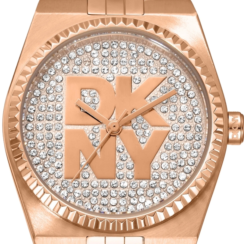 DKNY Quarzuhr Quarzuhr Logo Watch rose(Image 4)