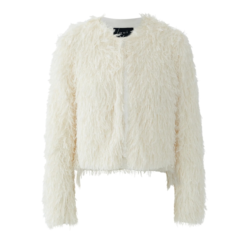 Oui Blouson Jacke creme