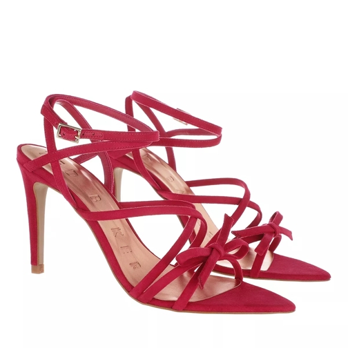 Ted Baker Relana Strappy Heeled Sandal Deep-Pink Strappy Sandal