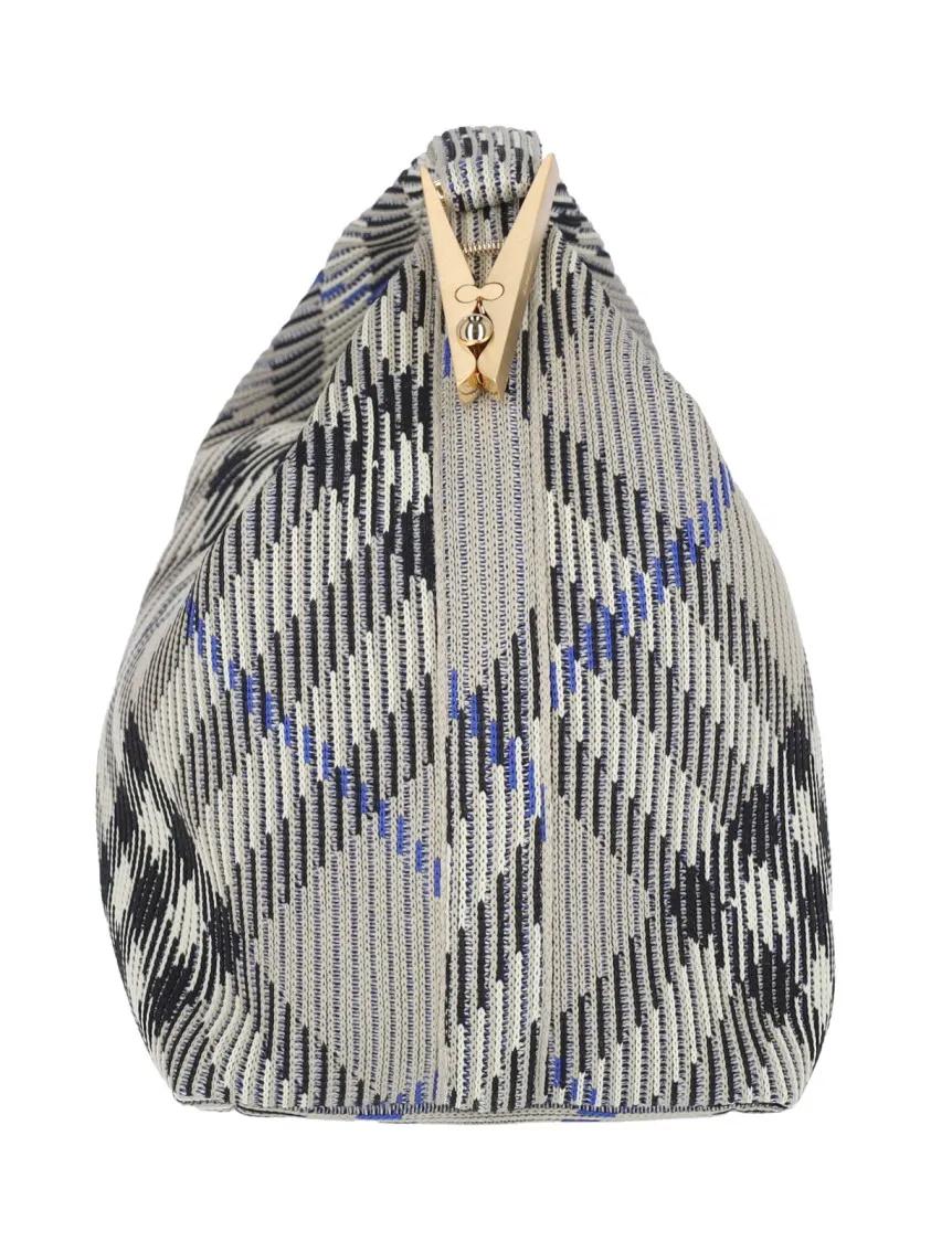 Burberry Hobo bags Medium 'Peg' Handbag – Grey in grijs