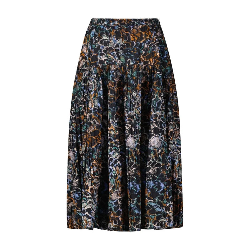 Ulla Johnson Maxirock Ileida Rock mit Muster mehrfarbig