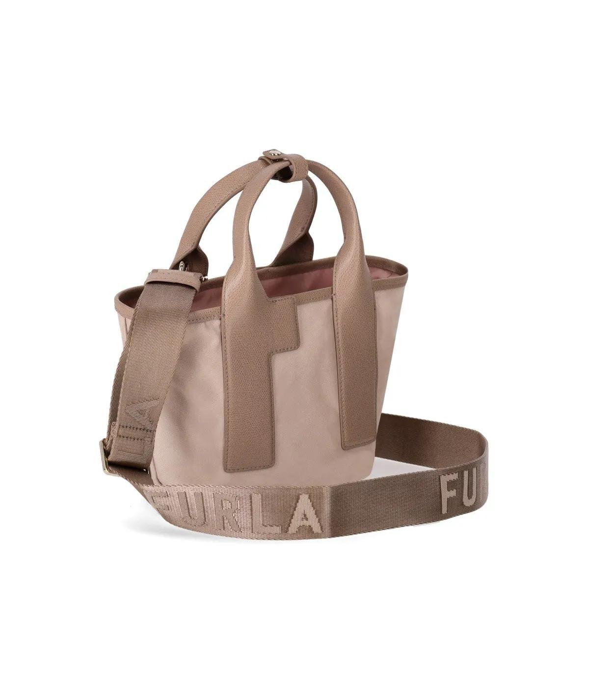 Furla Crossbody bags PIUMA S COLORBLOCK BALLERINA HANDTASCHE in beige