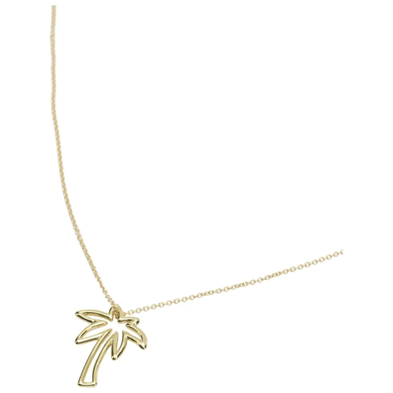 Aliita Collier moyen Lightweight Gold Necklace With Stylized Palm Penda Not Applicable