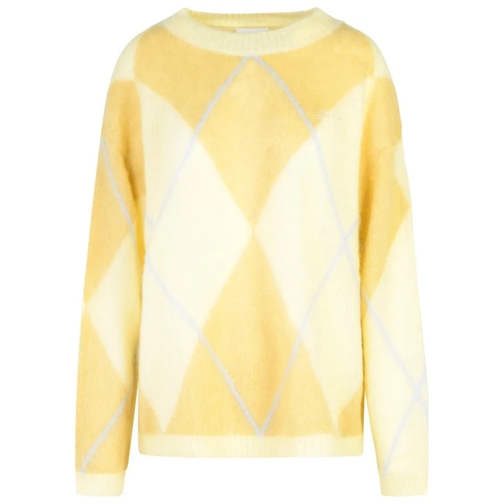 GANNI Pullover Mohair Blend Sweater Multicolor