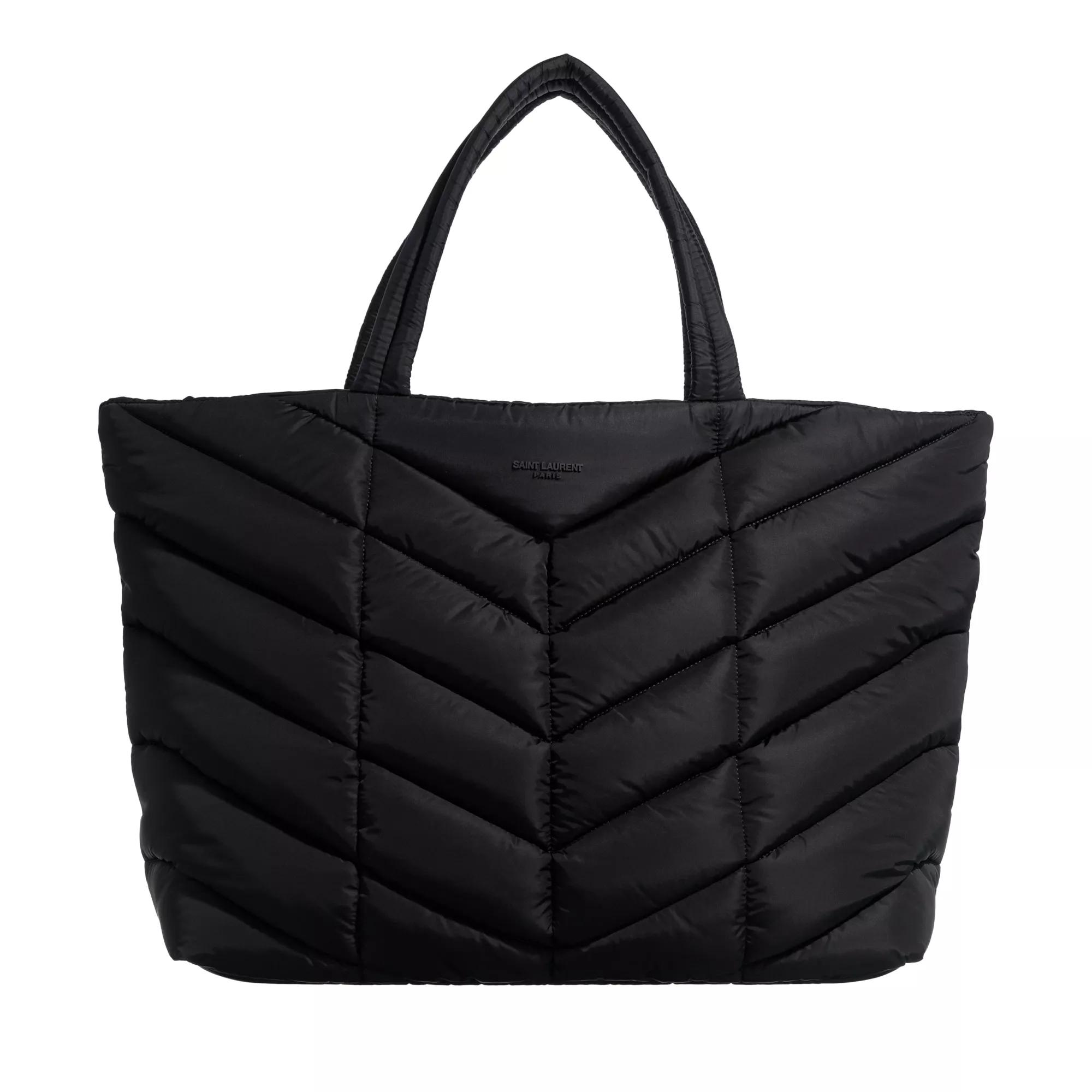 Saint Laurent Shopper - Puffer Tote in Econyl - Gr. unisize - in Schwarz - für Damen