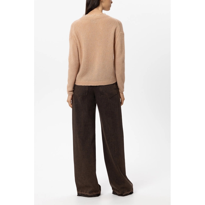 Luisa Cerano Wide-Leg-Jeans Hose sportiv the statement tweed(Image 4)