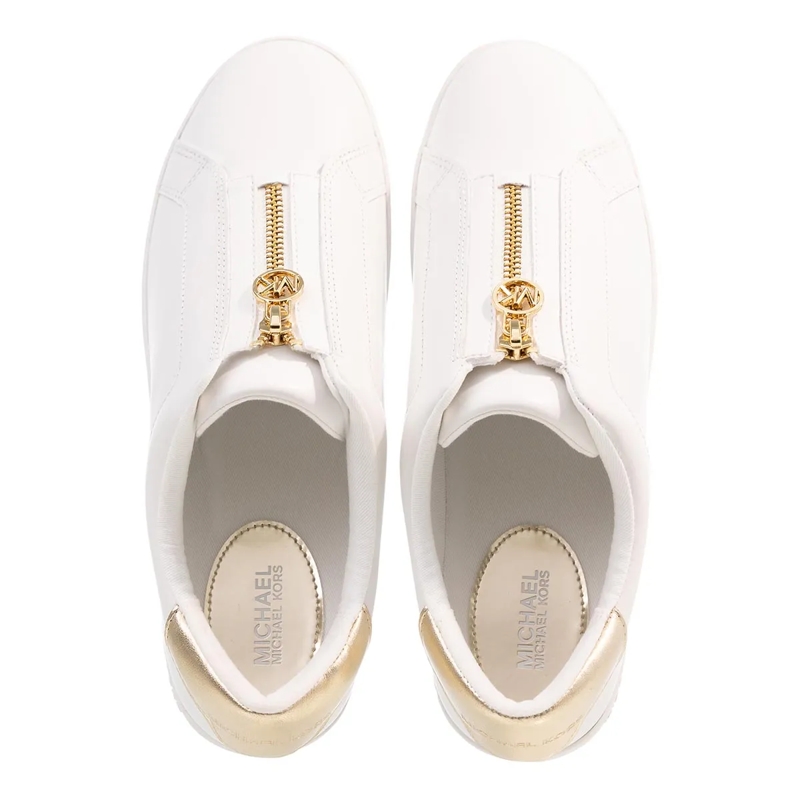 MICHAEL Michael Kors Low-Top-Sneaker Keaton Zip Slip On Pale Gold(Image 7)