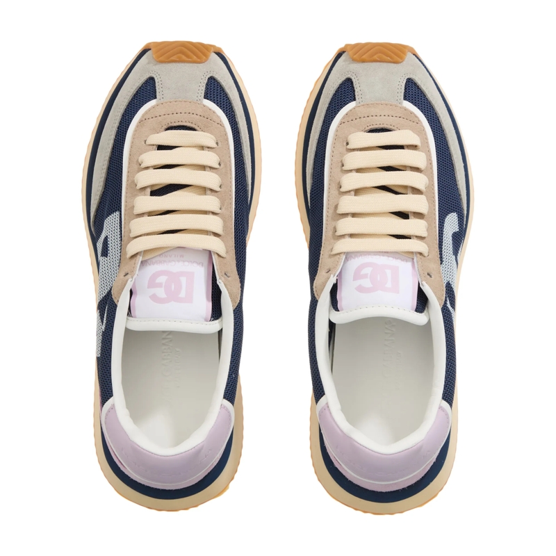 Dolce&Gabbana Low-Top-Sneaker Dragon Blue Grigio(Image 6)