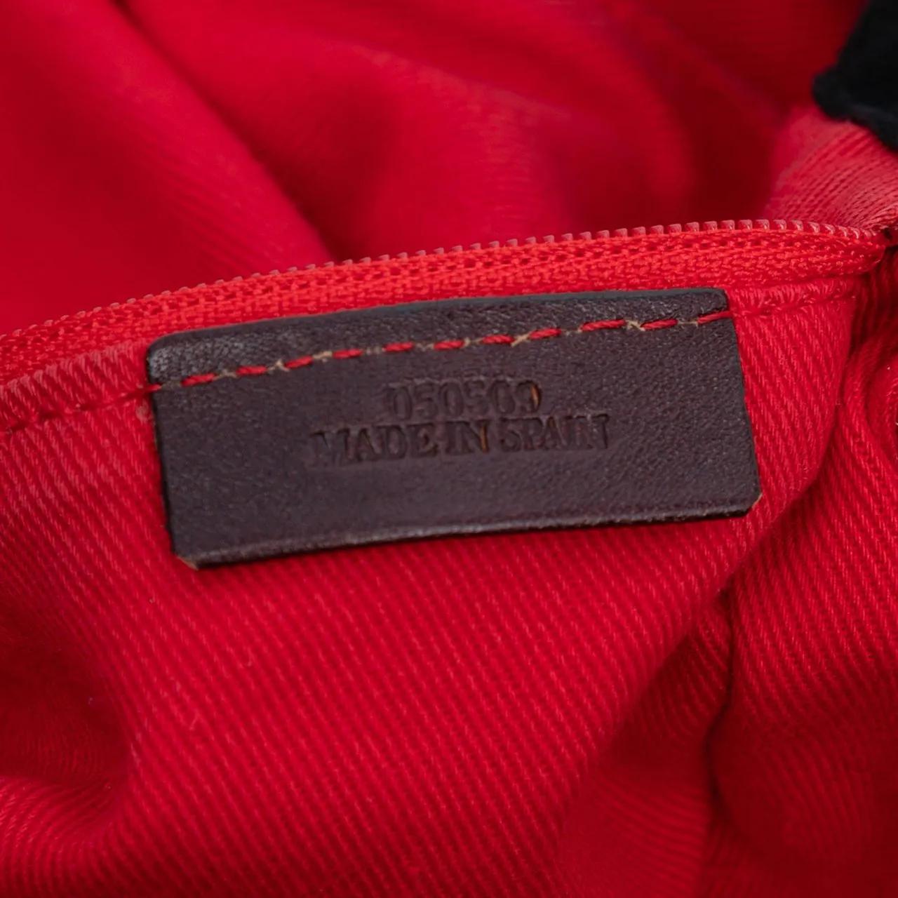 Thumbnail - Loewe Shopper - Suede Braided Chain Pocket Tote - Gr. unisize - in Schwarz - für Damen