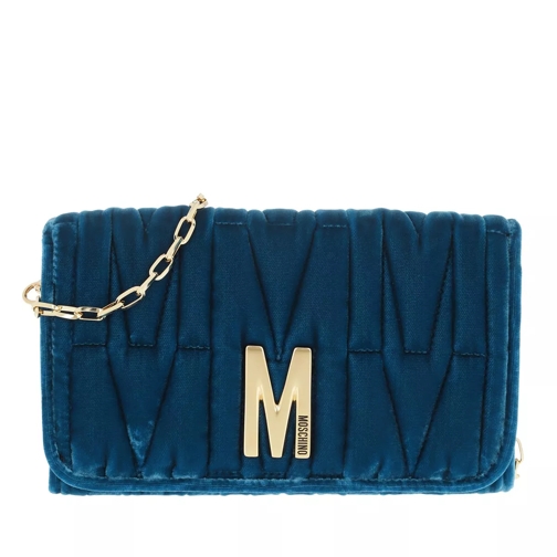 Moschino Wallet Fantasia Blu    Wallet On A Chain
