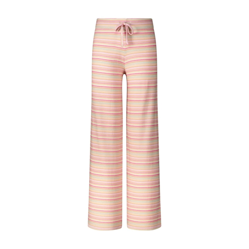 Hemisphere Pantalons décontractés Weite Hose aus Merinowolle mehrfarbig