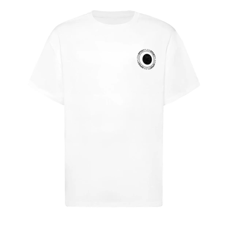Plein Sport T-Shirt T-Shirt Rundhalsausschnitt Ss Logo weiss