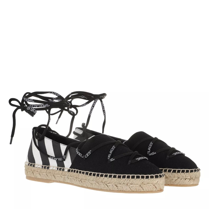 Espadrilles store with laces