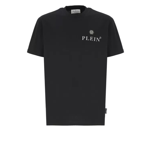Philipp Plein Black Cotton Tshirt Black 