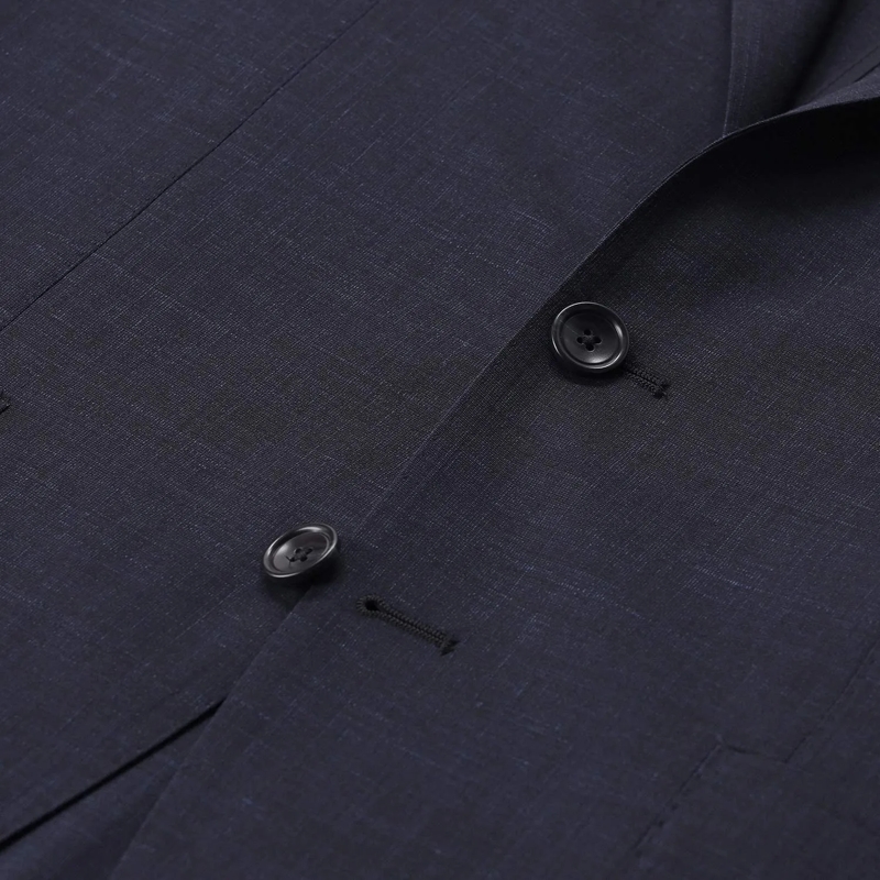 Tagliatore Combinaison de costume Zweiteiliger Anzug aus Wollmix blau(Image 4)