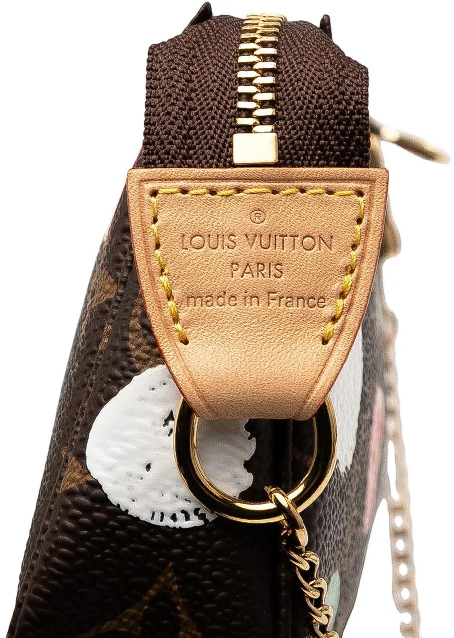 Thumbnail - Louis Vuitton Crossbody Bags - Yayoi Kusama Monogram Painted Dots Mini Pochette A - Gr. unisize - in Braun - für Damen