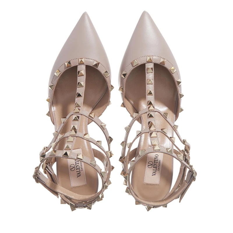 Valentino Garavani Pumps Ankle Strap Poudre(Image 6)