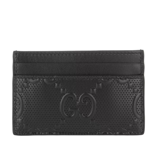 Gucci GG Card Case Leather Black Kartenhalter